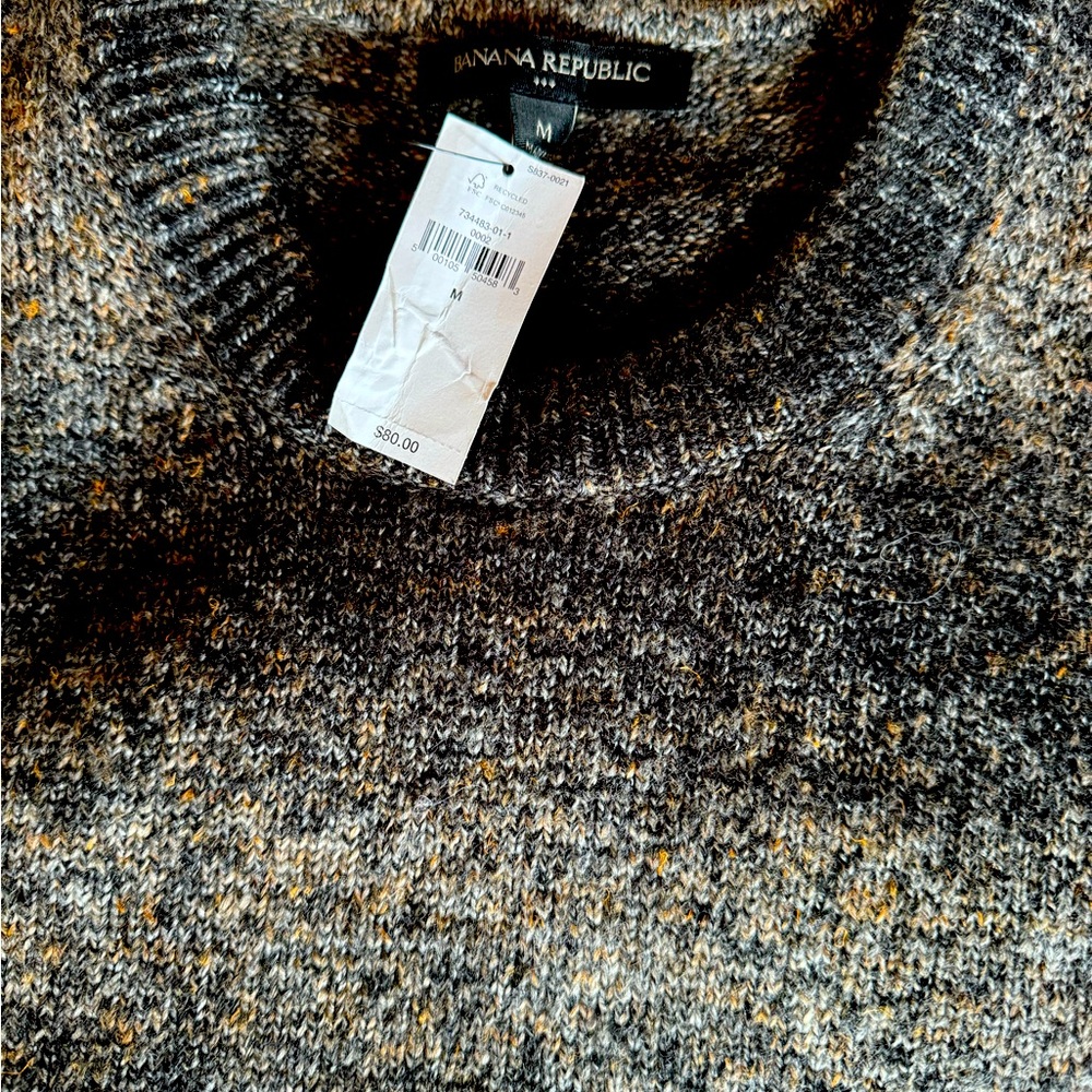 Banana Republic gradient sweater, crewneck, medium